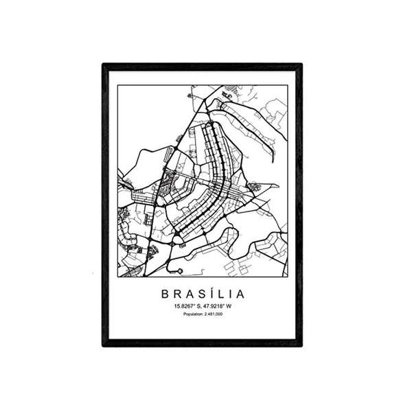 Lámina NACNIC Mapa Brasilia (A3)