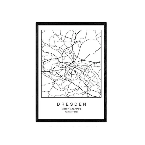 Lámina NACNIC Mapa Dresden (A4)