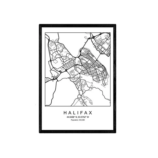Lámina NACNIC Mapa Halifax (A4)