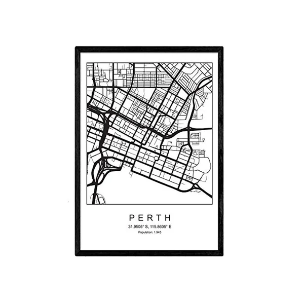 Lámina NACNIC Mapa Perth (A3)