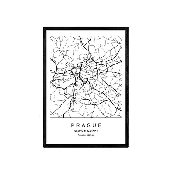 Lámina NACNIC Mapa Prague (A3)