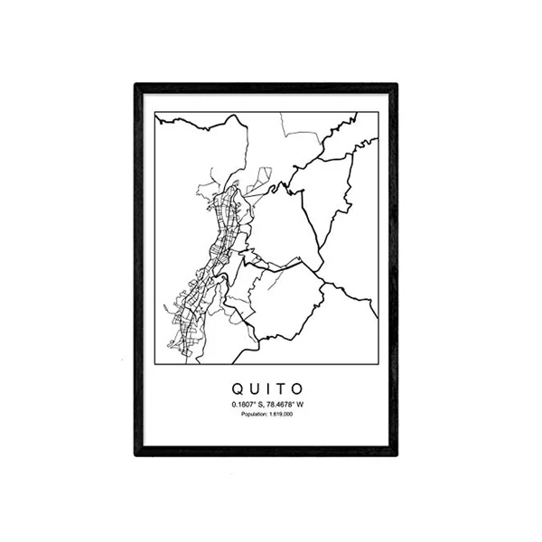 Lámina NACNIC Mapa Quito (A4)