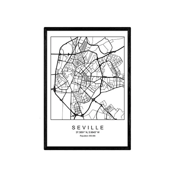 Lámina NACNIC Mapa Sevilla (A3)