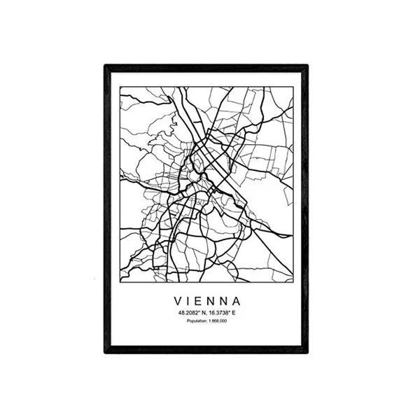 Lámina NACNIC Mapa Vienna (A3)