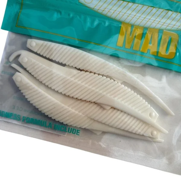 Madness Mad Fin 4" White - Imagen 2