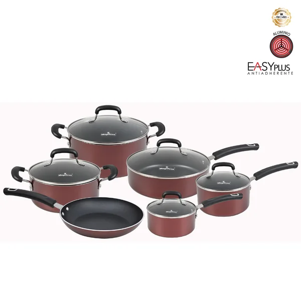 Magefesa Juego de Ollas Basic Bateria 11 Piezas
