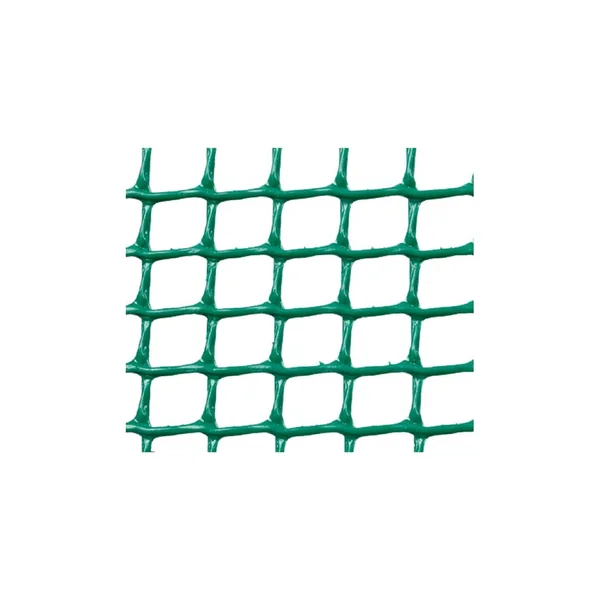 MALLA PLASTICA CUADRADA 0,5x0,5 cm VERDE 1x25 m