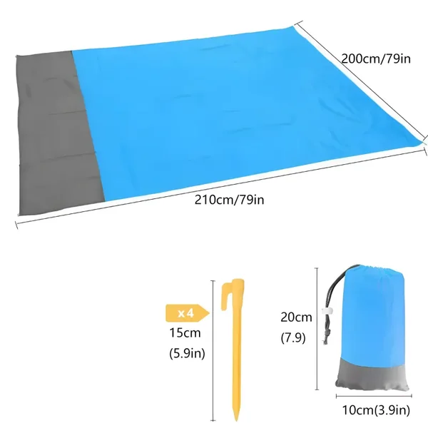 Manta de picnic impermeable para playa - Imagen 2