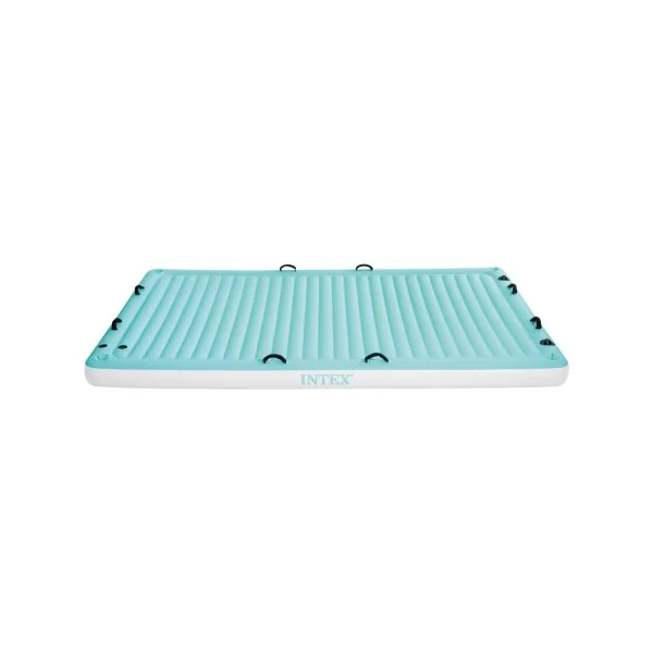 Manta flotante hinchable premium INTEX azul 183x310x18 cm