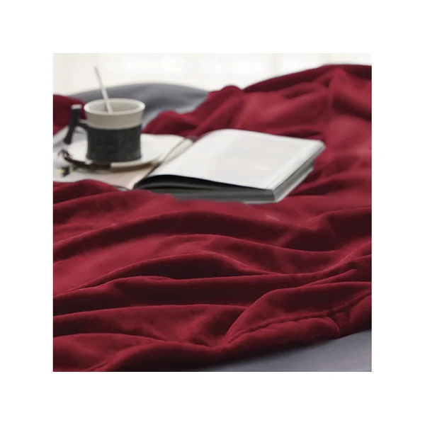 Manta Suave Borgoña 120x150Cm-BOD HOME