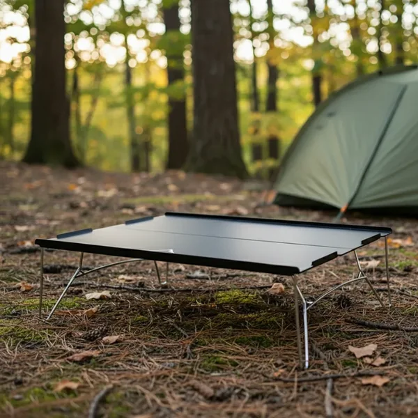 Mesa de camping plegable ultraligera