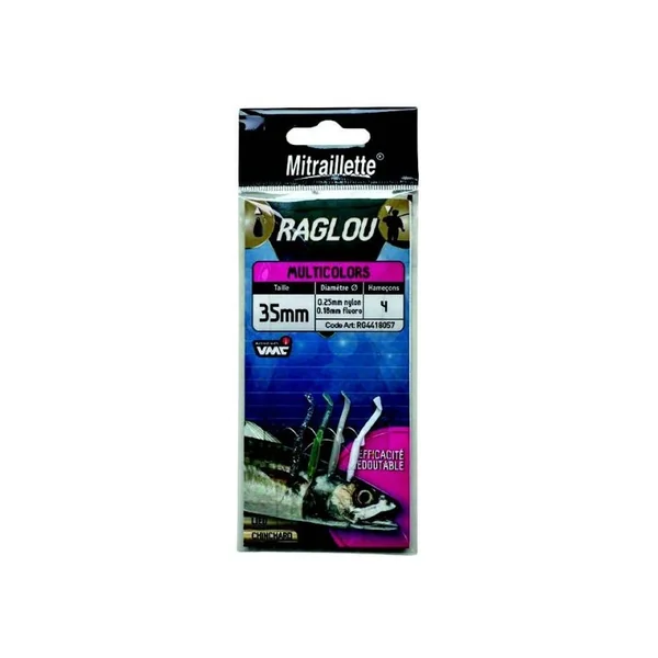 Metralleta Raglou Mini Multicolor