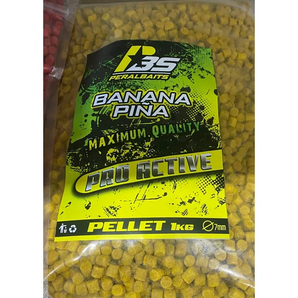 MICRO PELLETS BANANA PIŃA PERALBAITS 1KG