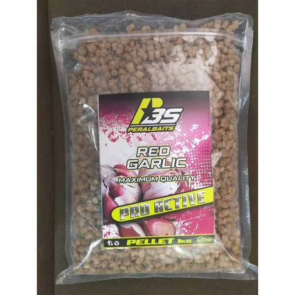 MICRO PELLETS RED GARLIC PERALBAITS 1KG.