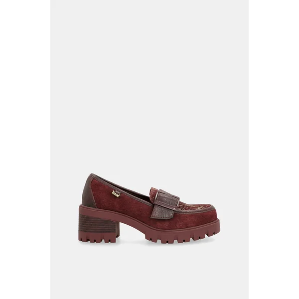 Mocasines burdeos