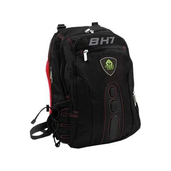 Mochila KEEP OUT Portátil (15.6'' - Negro Rojo)