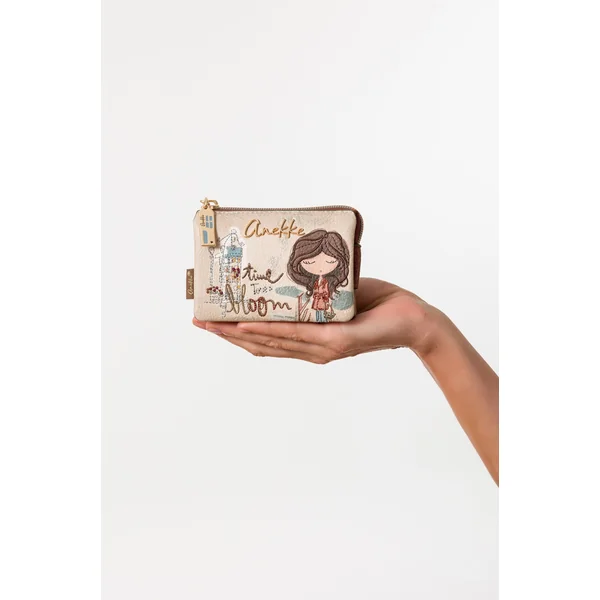 Monedero 3 compartimentos Tulip