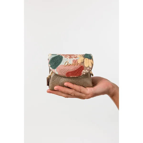 Monedero con solapa Blossom