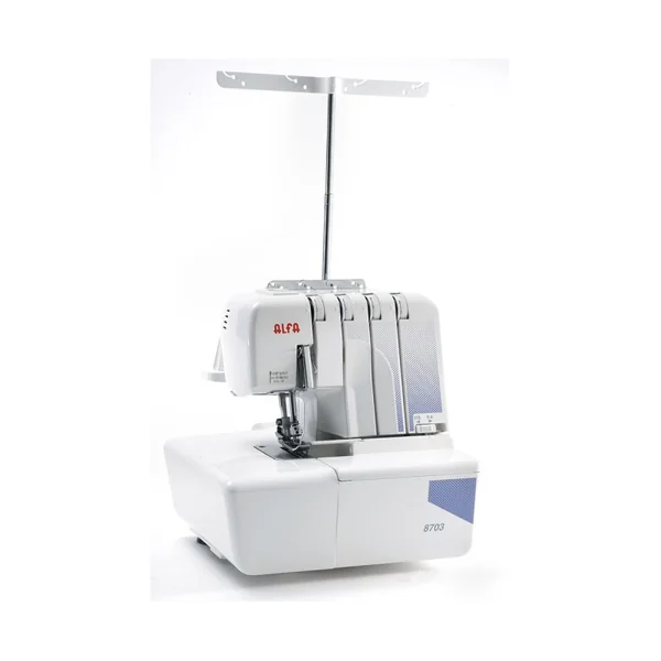 Máquina Remalladora Overlock Alfa 8703 Semi Profesional con LED