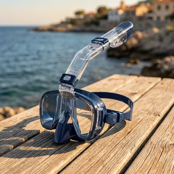Máscara de snorkel antivaho para buceo