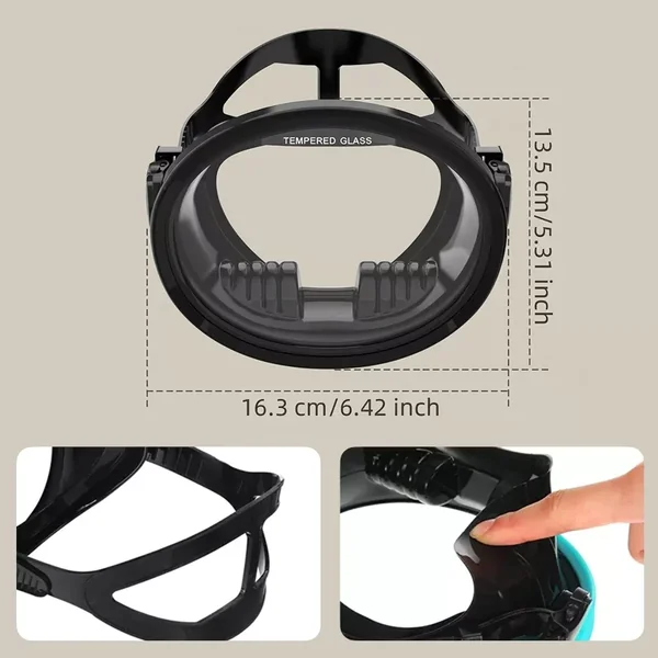 Máscara Ovalada para Buceo - Imagen 3