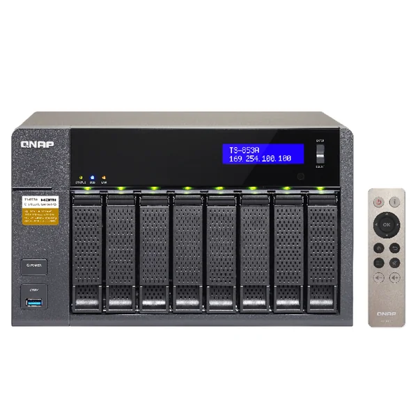 NAS QNAP Ts-853A-8G (8 BahÃ­as - 0 TB)