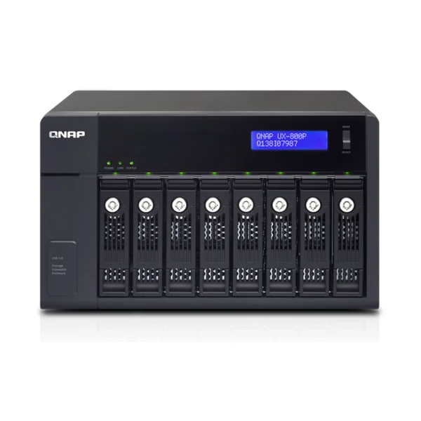 NAS QNAP Ux-800P (8 BahÃ­as - 0 TB)