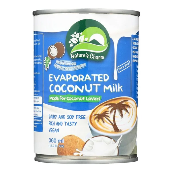 Nature's Charm Leche Evaporada de Coco 360ml