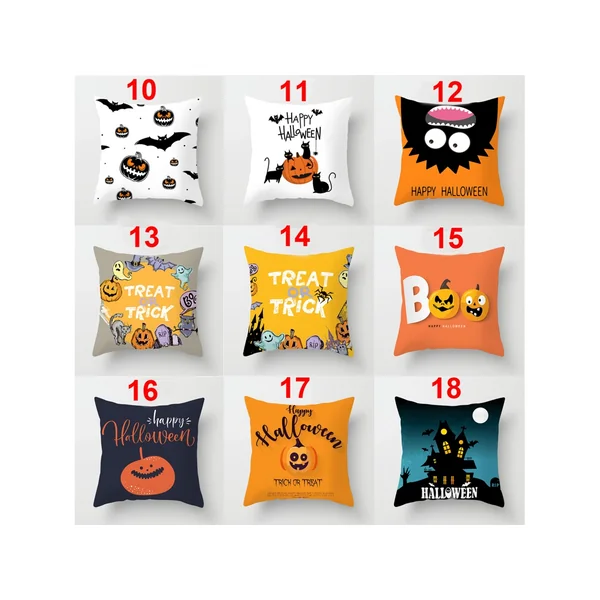 Nueva Funda Decorativa de Almohada para Halloween