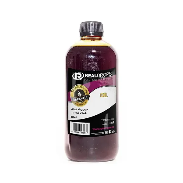 OIL RED PEPPER AND FISH REAL DROPS 500 ML