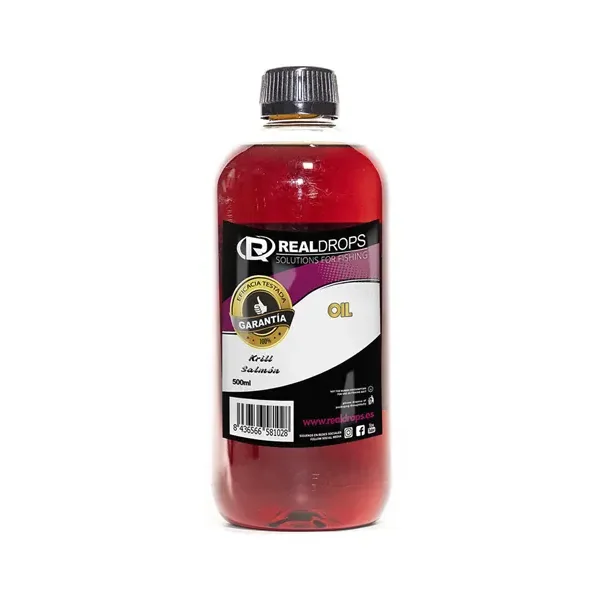 OIL SALMON KRILL REAL DROPS 500 ML