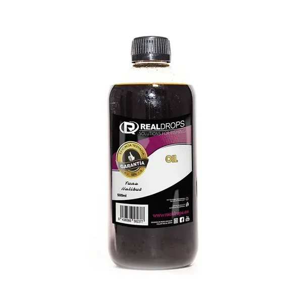 OIL TUNA HALIBUT REAL DROPS 500 ML