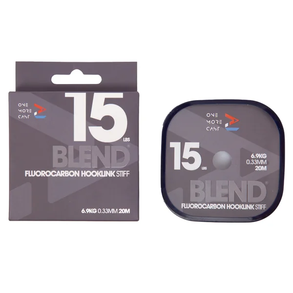 OMC Blend Fluorocarbon Fishing Hooklink Stiff 15LB 20m - Arapaima Fishing