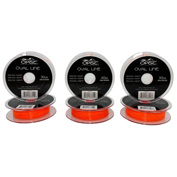 Opst Mono Oval Running line 50m naranja