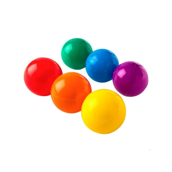 PACK 100 BOLAS MULTICOLOR INTEX 8 CM +2 ANOS - Imagen 3
