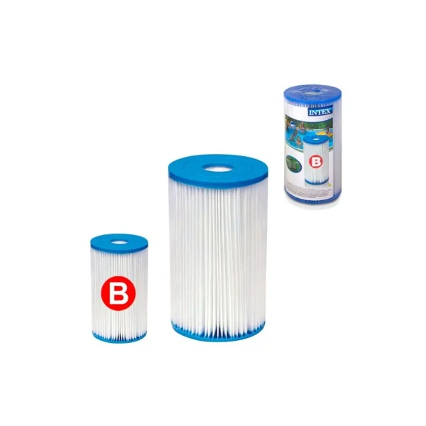 PACK 2 CARTUCHOS INTEX TIPO B - Imagen 2