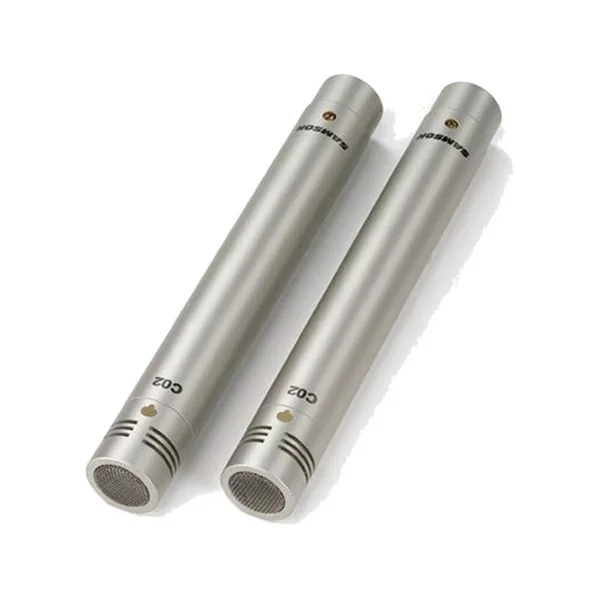 Pack 2 Micrófonos SAMSON C02 (Con Cable - Frecuencia: 40 Hz-20 kHz)