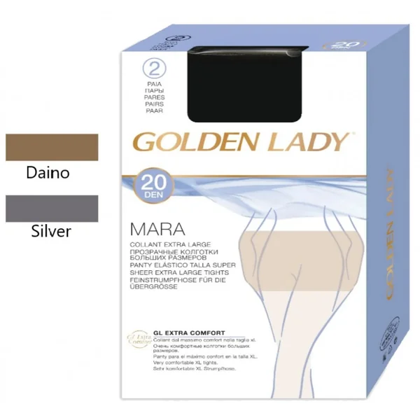 Pack 2 pantys espuma Super Talla Golde Lady