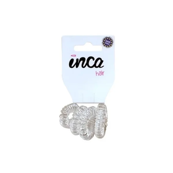 Pack 4 Gomas Cable Transparentes Inca 10326