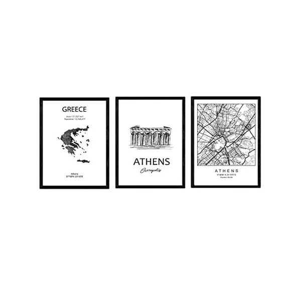 Pack de Poster NACNIC Paises y Monumentos (A3)