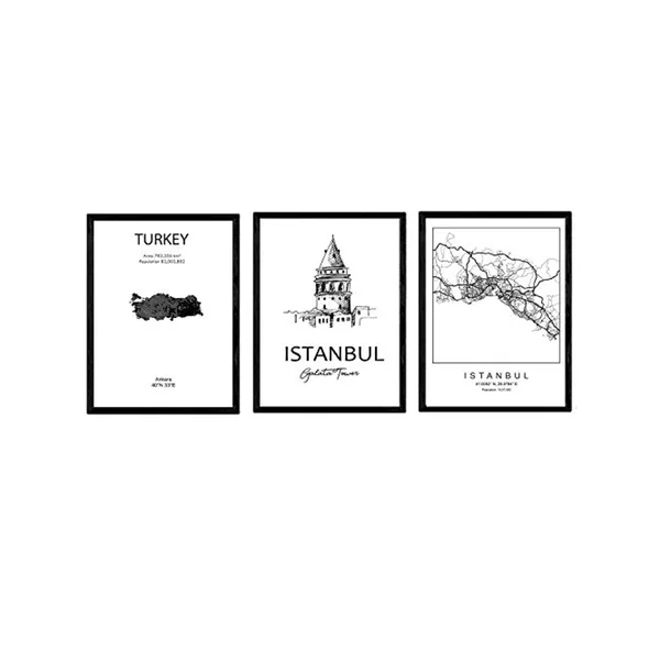 Pack de Poster NACNIC Paises y Monumentos (A4)