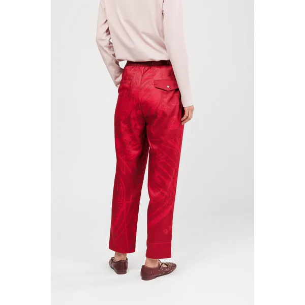 Pantalones burdeos - Imagen 2