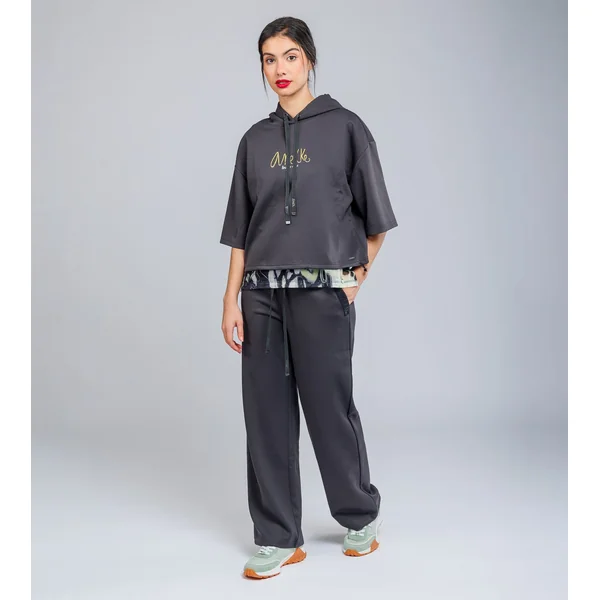Pantalones fluidos grises - Imagen 4
