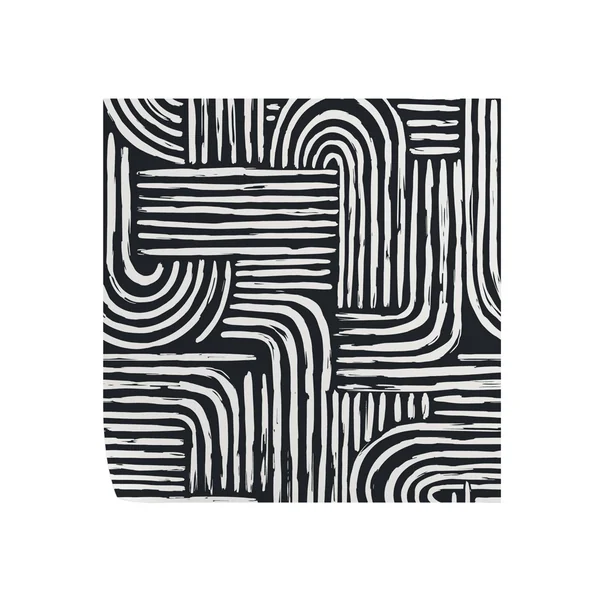 Papel de Pared Design moderno WALLPAPERS4BEGINNERS Rayas Negras (250x200cm - Blanco)