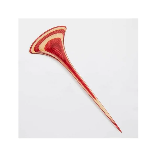 Pasador para Chal KnitPro Flora Shell Rojo Cereza
