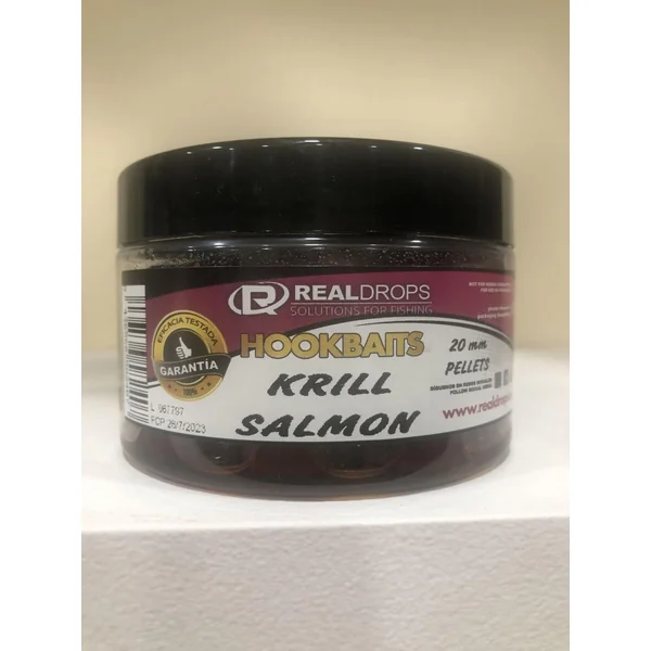 PELLETS HOOKBAITS SALMON KRILL 20 MM REAL DROPS