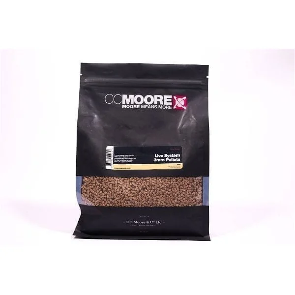 PELLETS LIVE SYSTEM 3MM 5KGS CCMOORE