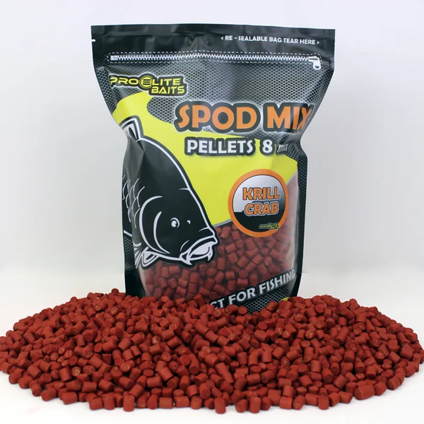 PELLETS SPOD MIX 8MM KRILL & CRAB 1800GR PRO ELITE