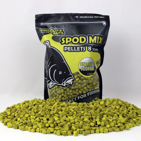 PELLETS SPOD MIX 8MM PIÐA & SCOPEX 1800GR PRO ELITE