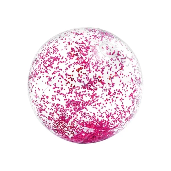 Pelota hinchable de purpurina 71 cm